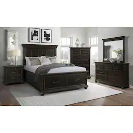 Picket House Furnishings - Brooks 3-Drawer Nightstand with USB Ports - Black