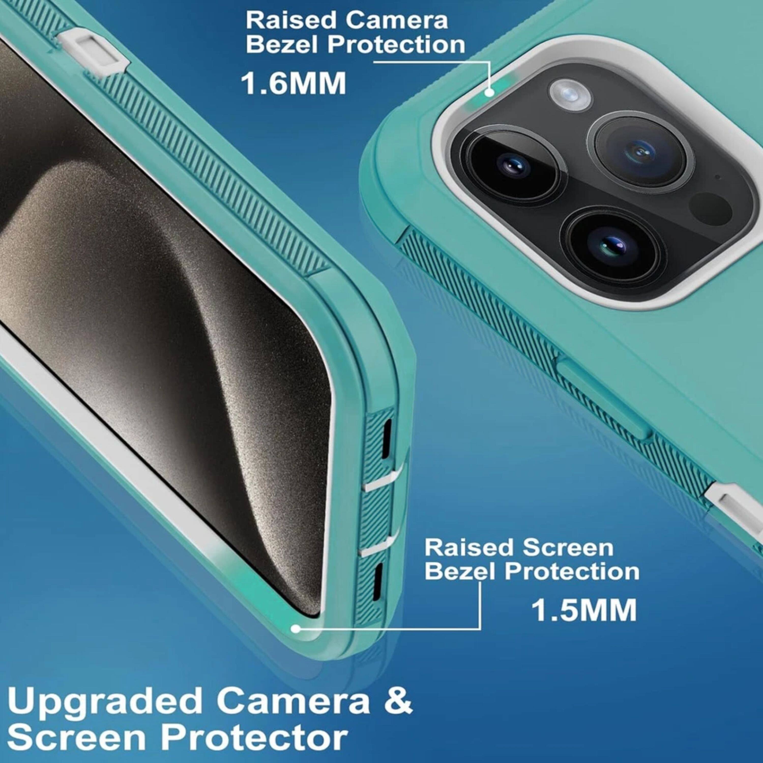 Raised Camera Bezel Protection 1.6MM  
Raised Screen Bezel Protection 1.5MM  
Upgraded Camera & Screen Protector