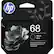 hp 68 Black Noir - 1 Original HP Ink Cartridge Une cartouche d'encre d'origine HP