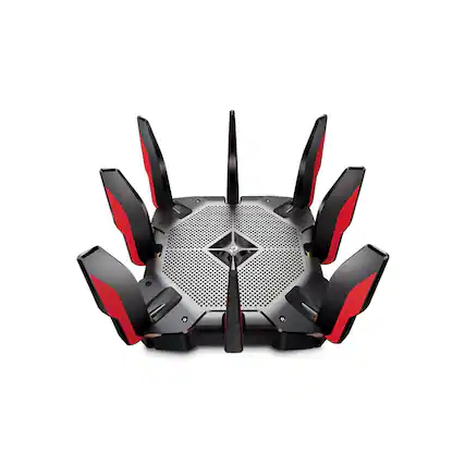 Front. TP-Link - TP-Link Archer AX11000 Tri-Band Wi-Fi 6 Gaming Router.