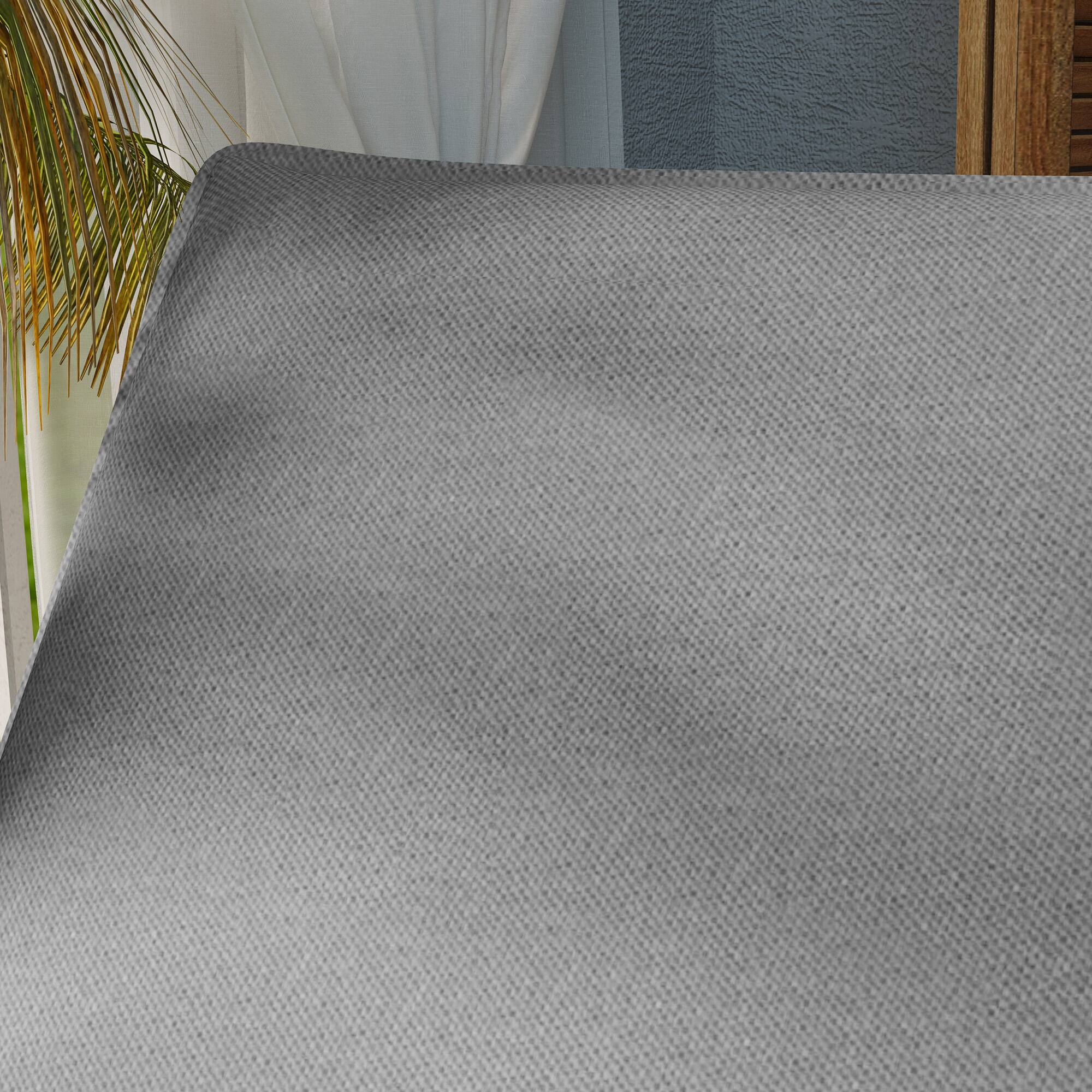 Alt View 8. Outsunny - Outdoor Lounge Chair Cushion Set of 2, UPF50+ 200gsm Fabric and 25D High-Density Foam, 76" x 23" - Gray.