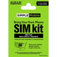 Simple Mobile - Bring Your Own Phone Mini SIM Pack with Nano/Micro/Standard - Multi - Front_Zoom