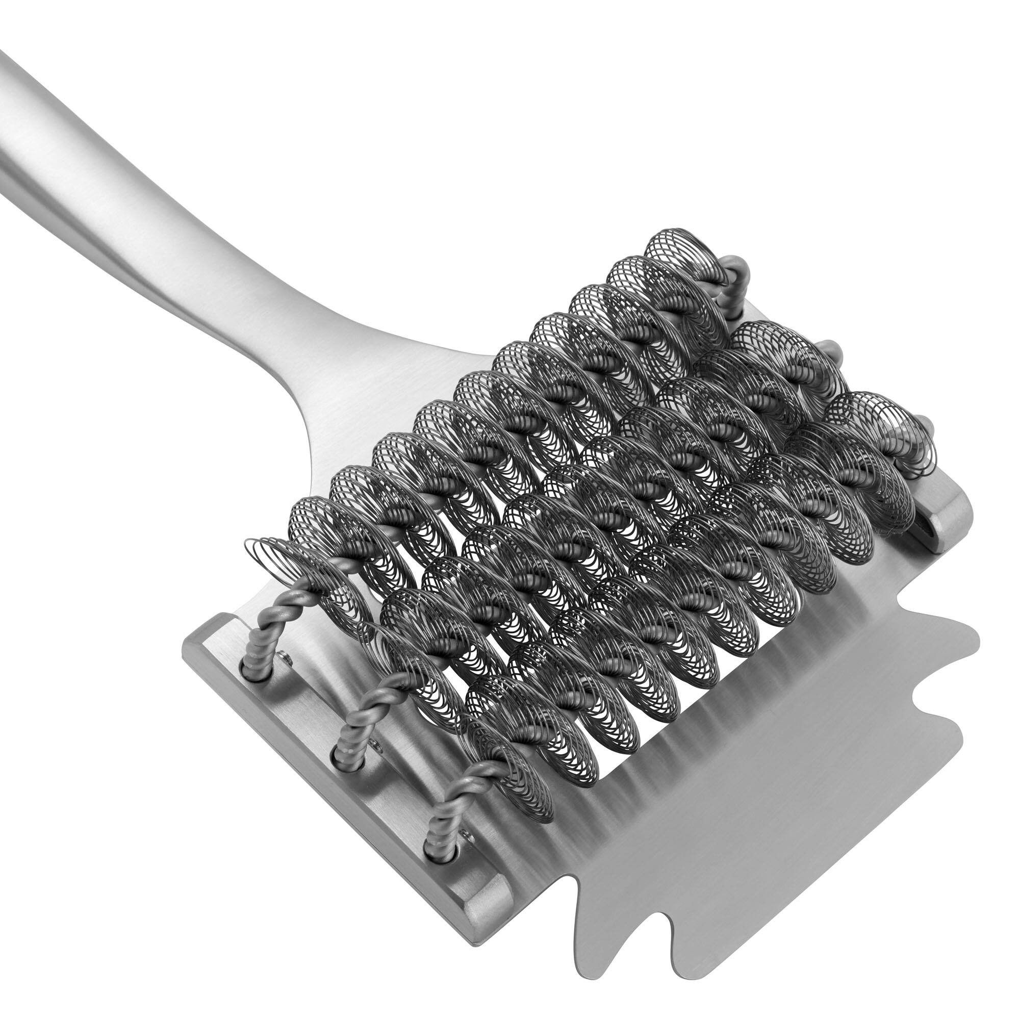 Alt View 1. ZWILLING - ZWILLING BBQ Stainless Steel Bristle Free Grill Brush - Stainless Steel.