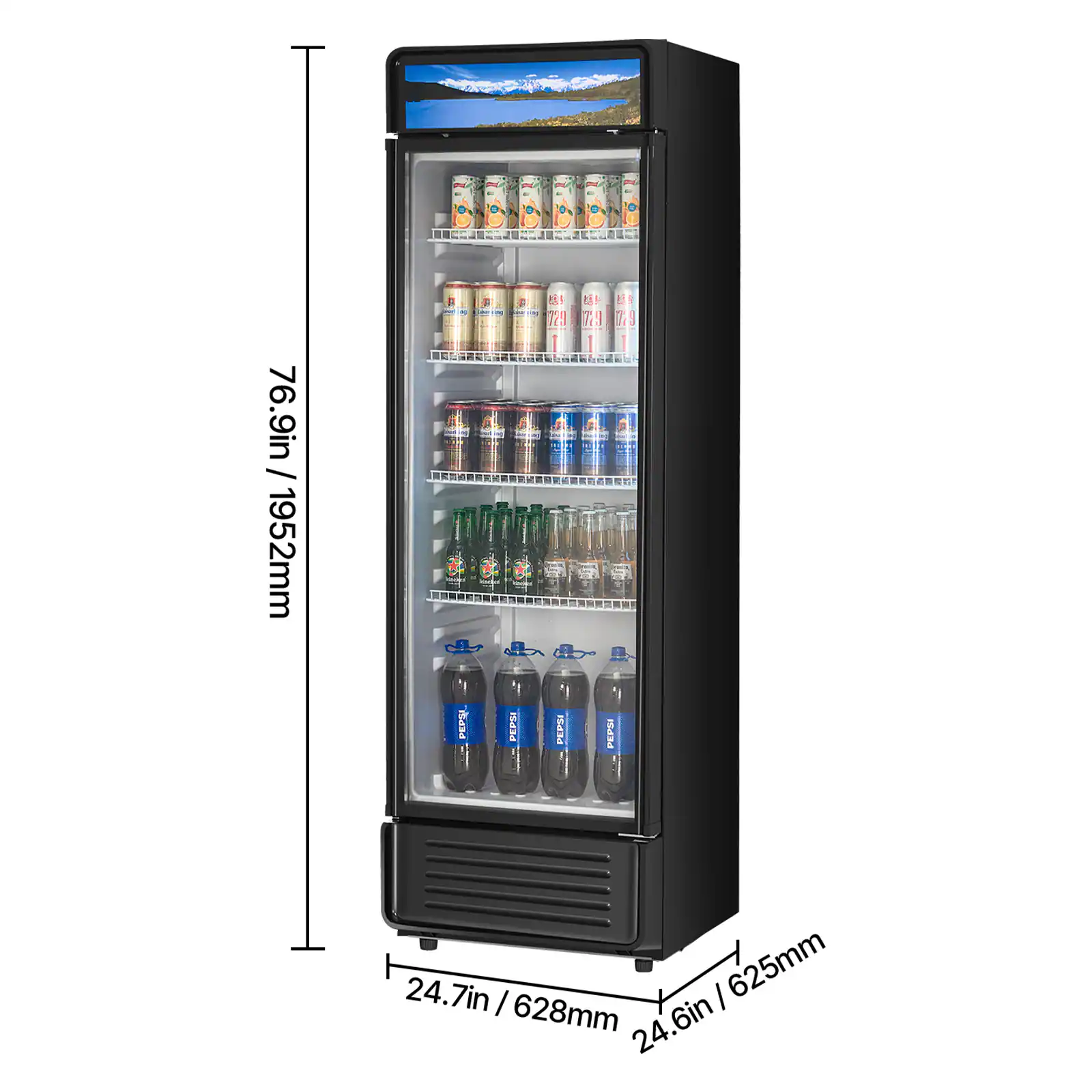 76.9in / 1952mm
24.7in / 628mm
24.7in / 625mm