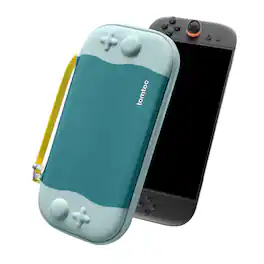 tomtoc - Slim Carrying Case for Nintendo Switch 2 Model 2025, Odorless Protective Hard Shell with 12 Game Card Slots - Seasalt