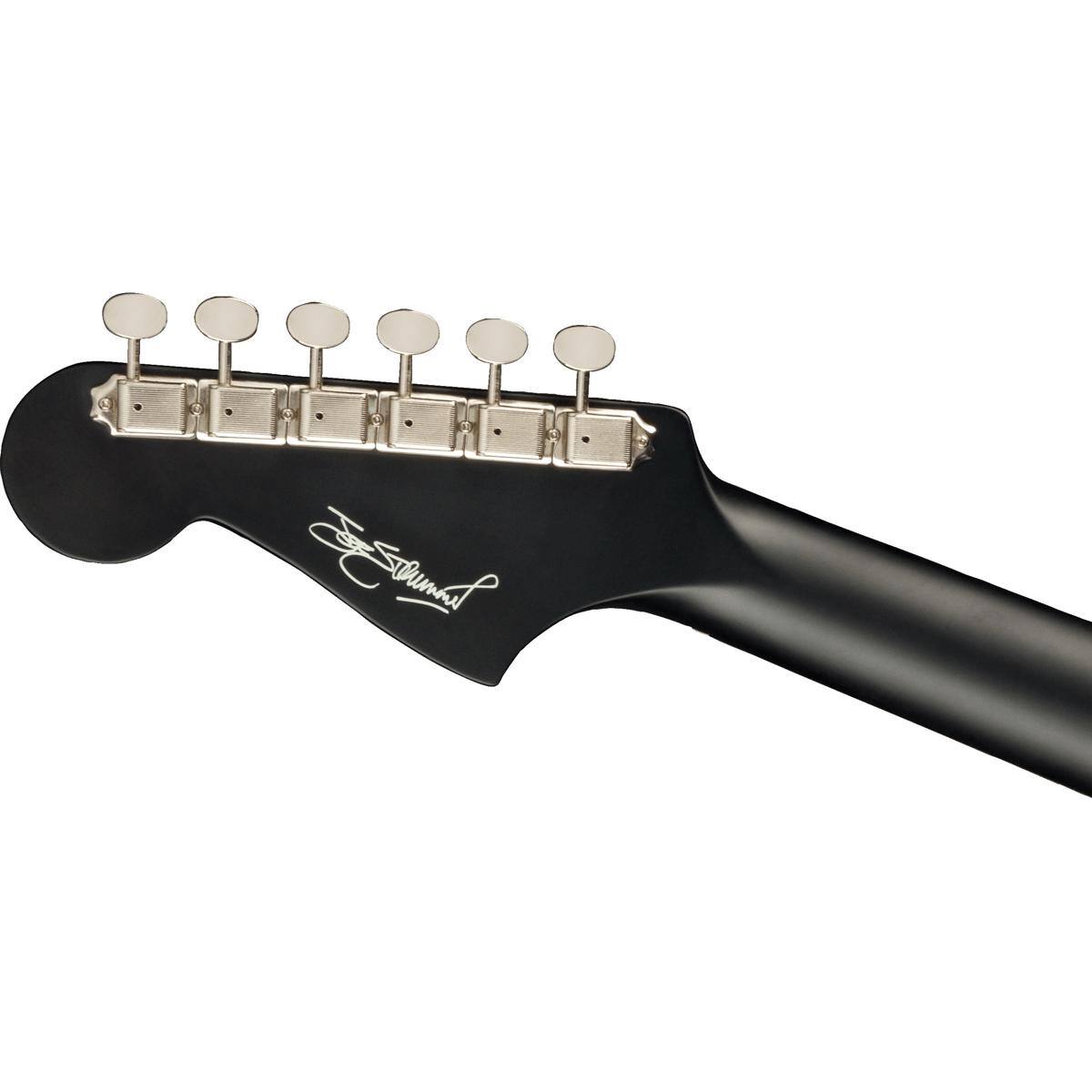 Alt View 6. Fender - Fender Joe Strummer Campfire Electric Guitar, Walnut Fingerboard, Matte Black.