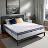 BURFLY1977 - King Mattress,16 Inch Hybrid Mattress in a Box, Memory Foam Individual Pocket Springs, Medium Firm, Pressure Relief - White