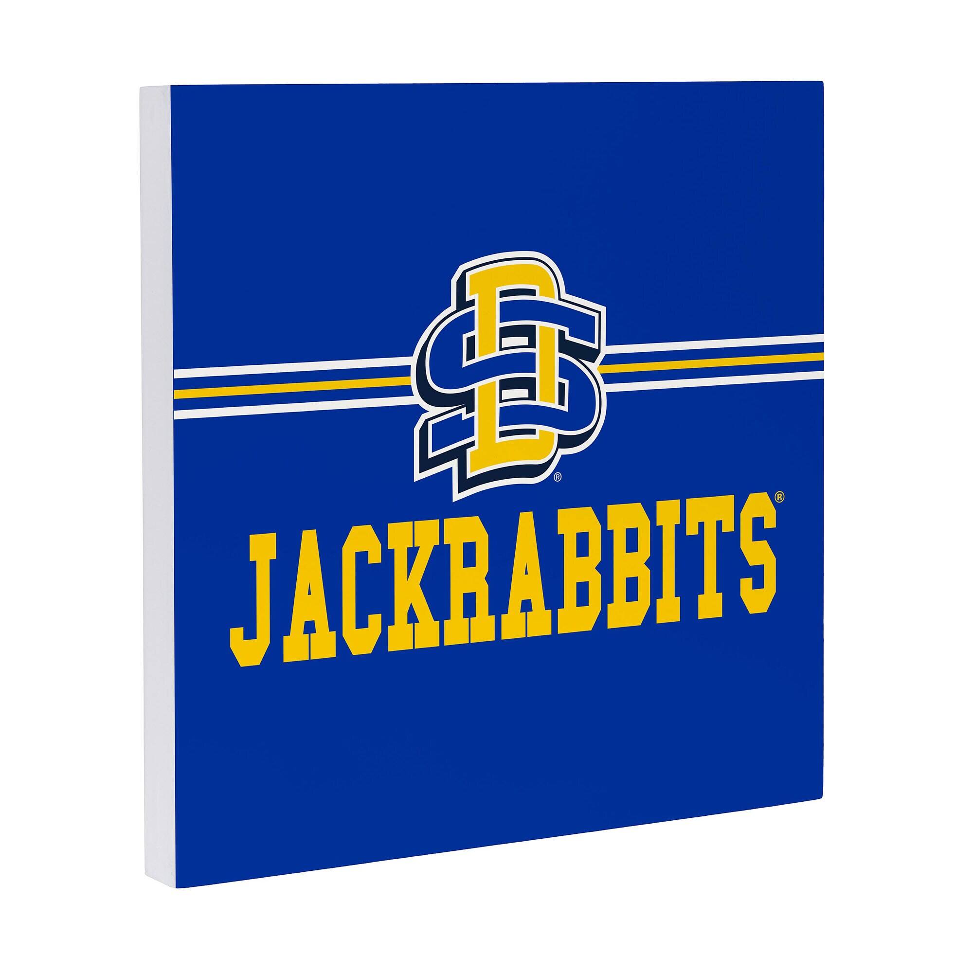 Alt View 1. Evergreen Enterprises - South Dakota State Jackrabbits 12" x 12" Wood Wall Sign - Multicolor.