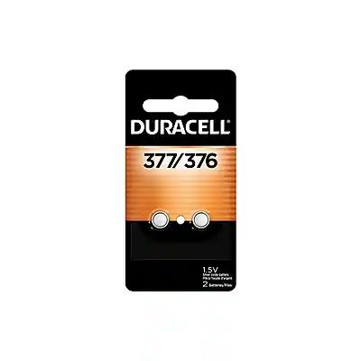 DURACELL
377/376
1.5V
2 Batteries
2 x LR44