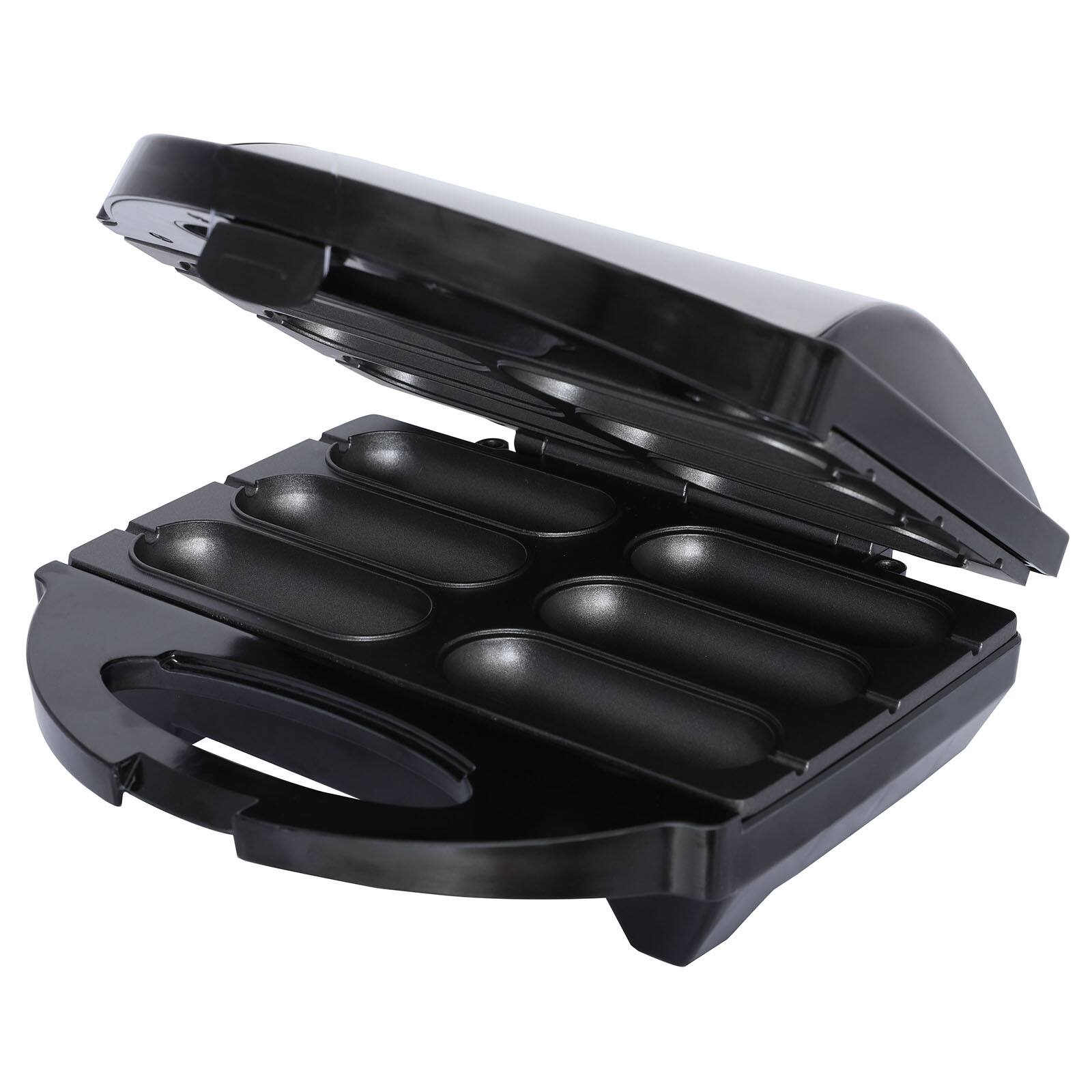 Alt View 2. Brentwood - Brentwood TS-601S Non-Stick 6 Mini Corn Dog Maker, Stainless Steel - Silver.