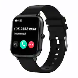 PRIMEPLUS - 1.83" Smart Watch, 24/7 HR/BP/SpO2/Sleep Monitor, 100+ Sports, 10 Days Battery, BT Call, IP67 - Black - (2025)