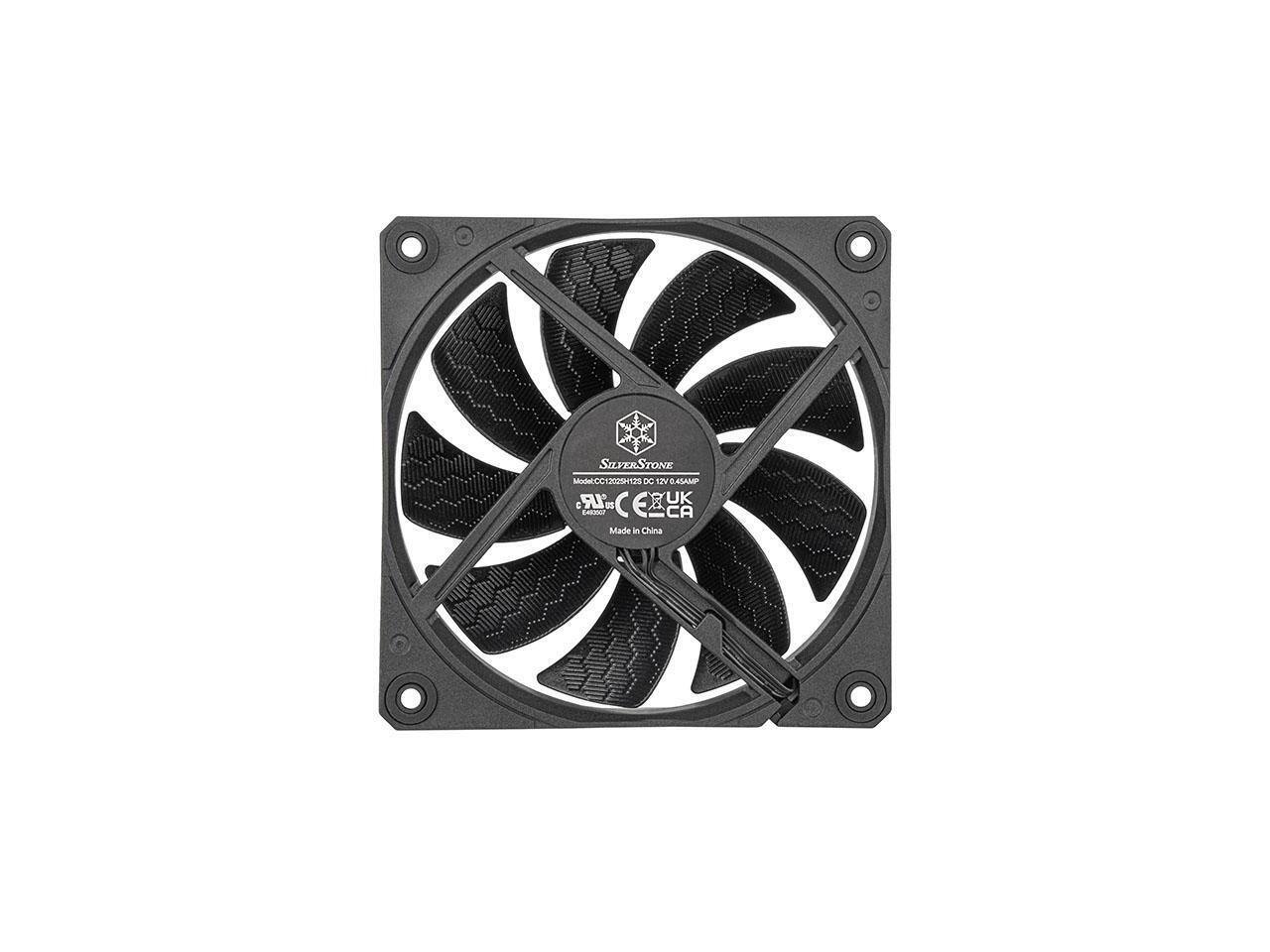 SILVERSTONE Midet/CC 120SH12S D0 GASAMP H x UK C -UR iml CELUA C E CA Made in China
