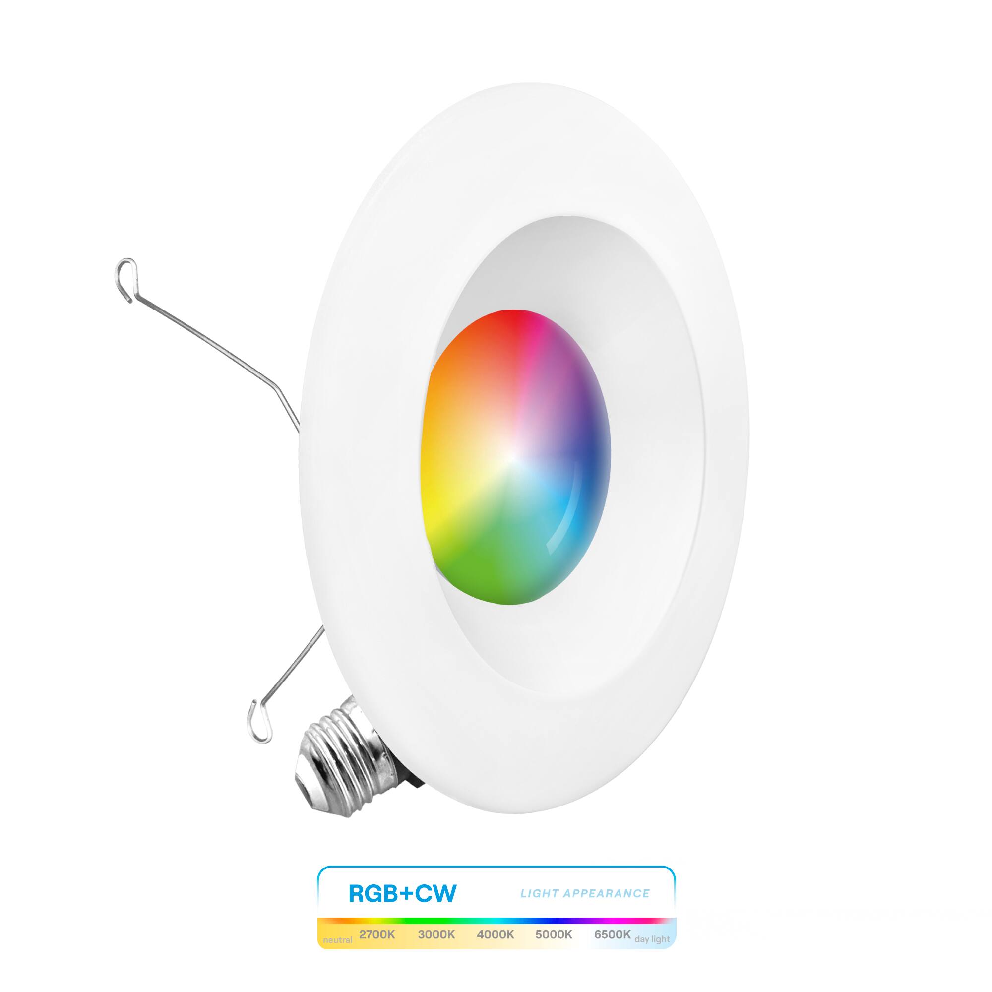 RGB+CW  
LIGHT APPEARANCE  
2700K 3000K 4000K 5000K 6500K day light
