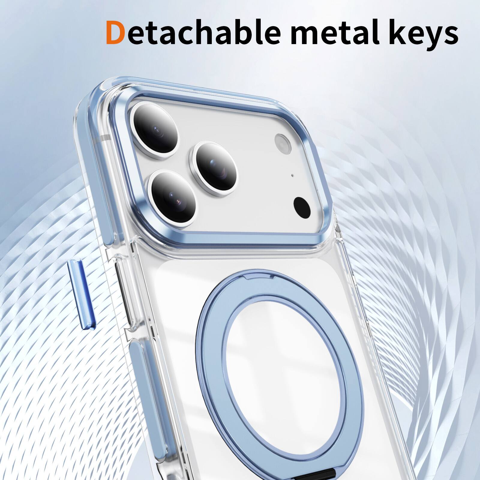 Detachable metal keys
