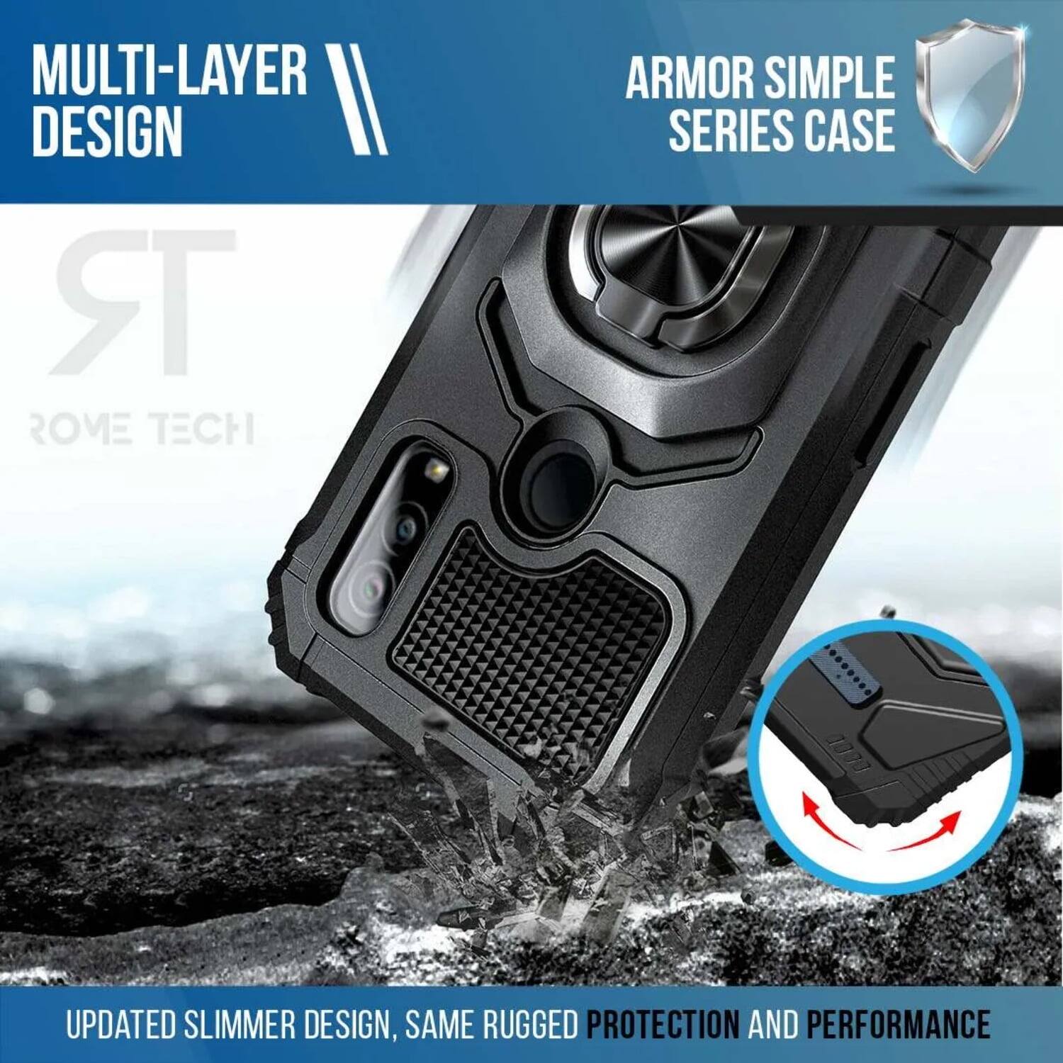MULTI-LAYER DESIGN  
ARMOR SIMPLE SERIES CASE  
UPDATED SLIMMER DESIGN, SAME RUGGED PROTECTION AND PERFORMANCE