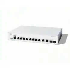 Front. Cisco Consumer Products - Cisco Catalyst C1300-8T-E-2G Ethernet Switch - 10 Ports - Manageable - Gigabit Ethernet - 10/100/1000Base-T, 1000Base-X - Unknown.