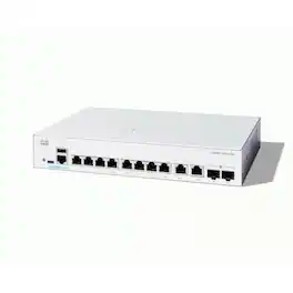 Cisco Consumer Products - Cisco Catalyst C1300-8T-E-2G Ethernet Switch - 10 Ports - Manageable - Gigabit Ethernet - 10/100/1000Base-T, 1000Base-X - Unknown