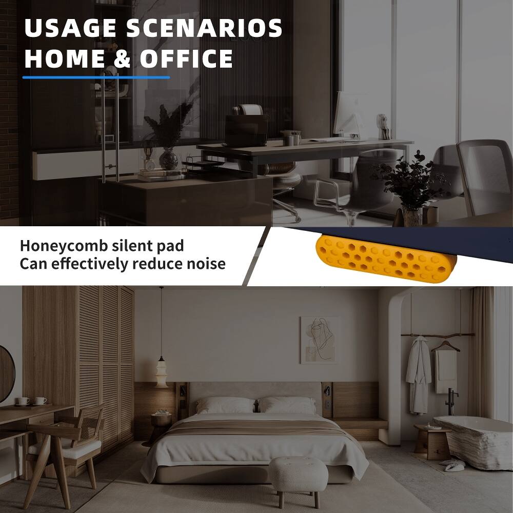 USAGE SCENARIOS HOME & OFFICE

Honeycomb silent pad
Can effectively reduce noise