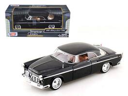 1955 Chrysler C300 1/24 Diecast Model Car by Motormax - Black