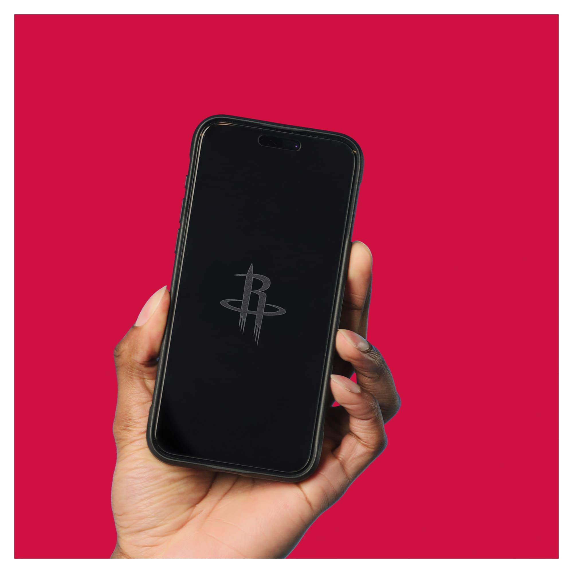 Alt View 3. Screen Skinz - Houston Rockets iPhone Privacy Screen Protector - 13/13 Pro/14 - Multicolor.