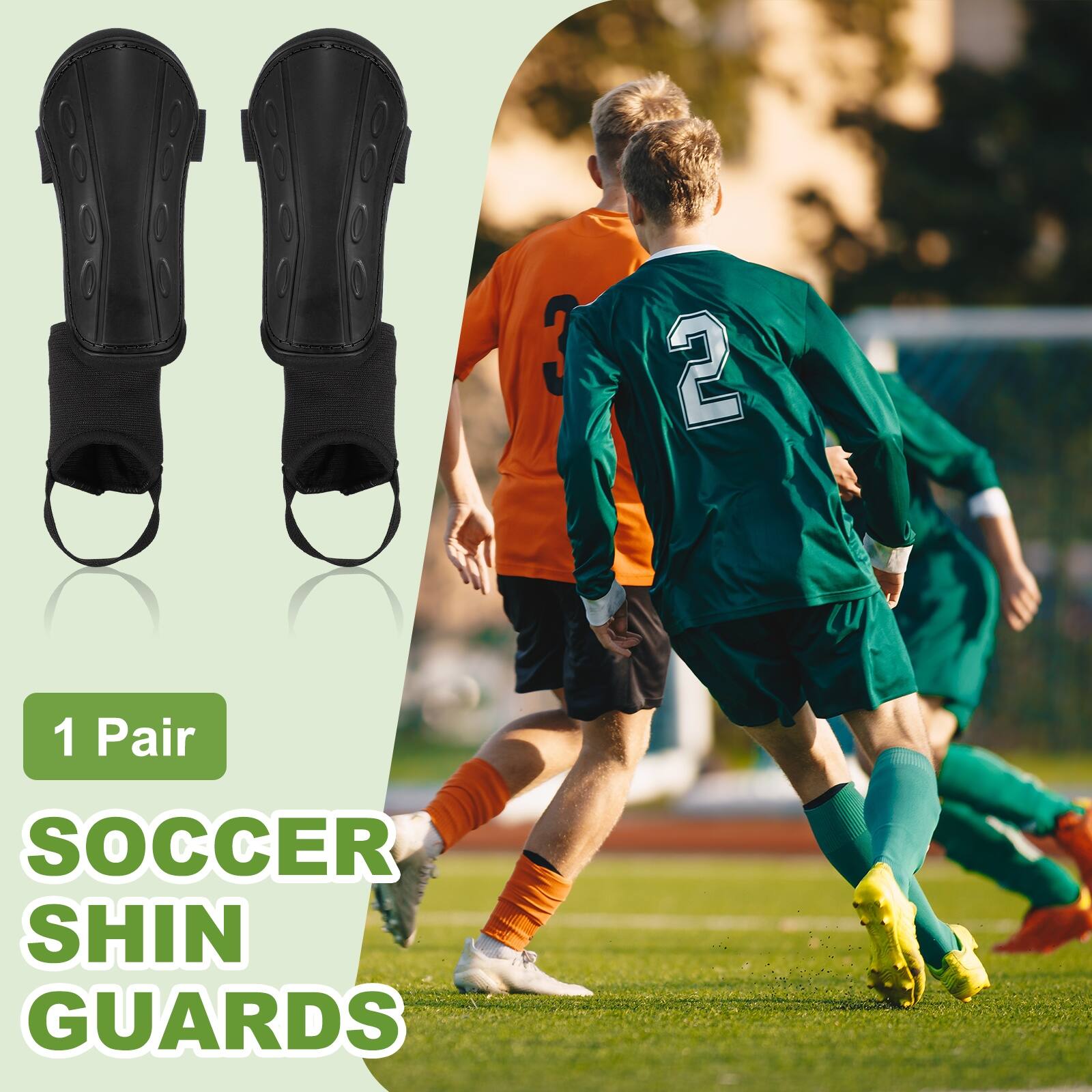 1 Pair SOCCER SHIN GUARDS