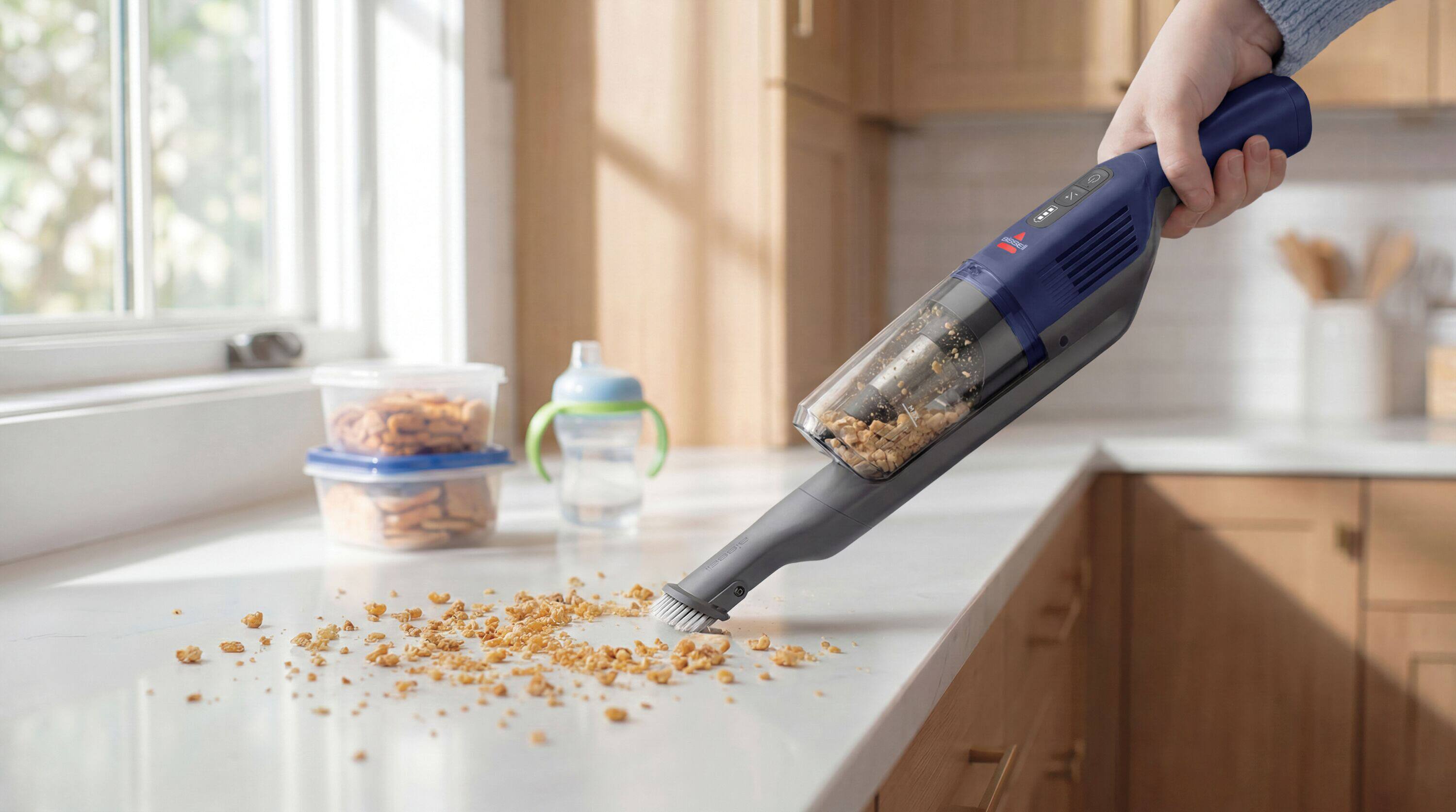 Alt View 1. BISSELL - BISSELL  ReadyClean FurFighter Hand Vacuum - Midnight.