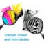 Vibrant Colors and Rich Blacks