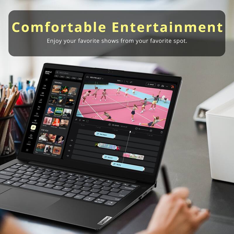 Comfortable Entertainment  
Enjoy your favorite shows from your favorite spot.