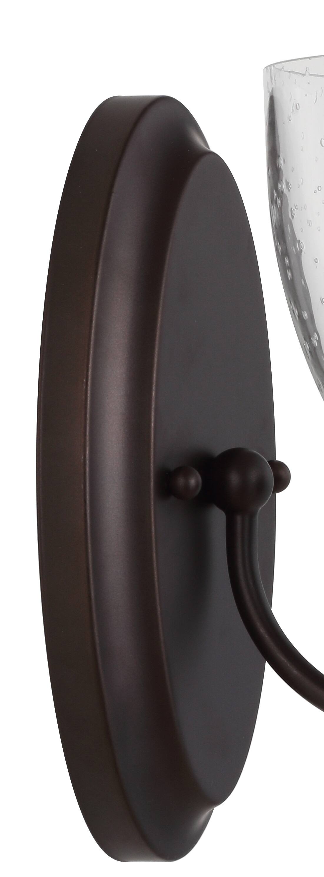 Alt View 5. Jonathan Y - Marais 5.5" Metal/Glass LED Vanity, Oil Rubbed Bronze - Oil Rubbed Bronze.