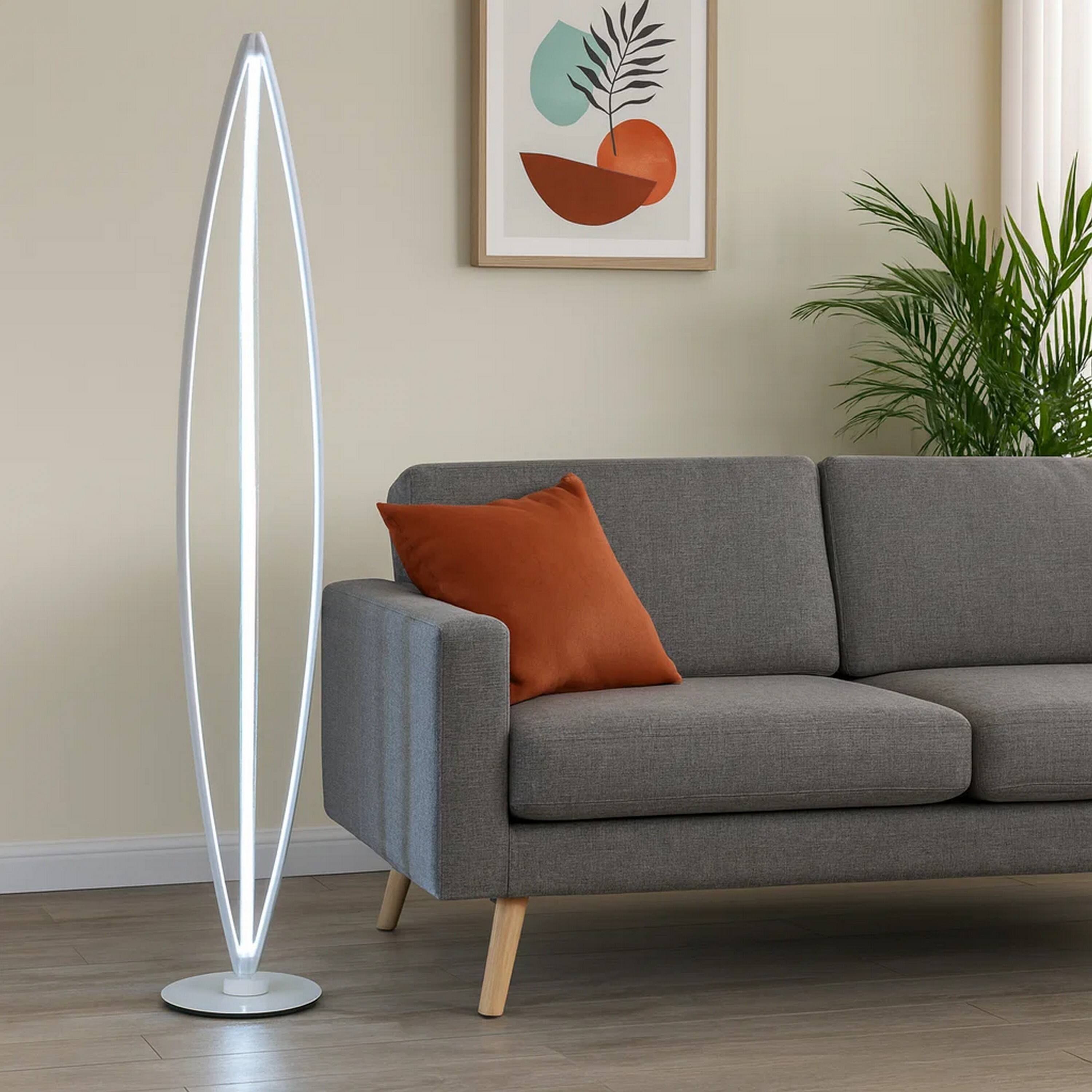 Alt View 2. Manhattan Lane - 60 Inch Floor Lamp, Modern Accent Round Base, Sturdy Metal Body.