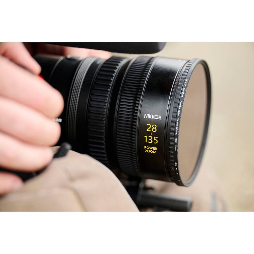 Nikon NIKKOR 28-135 POWER ZOOM  
KAS CONCEPT X-ONVN Series - ND 3-32 MBC mm GON