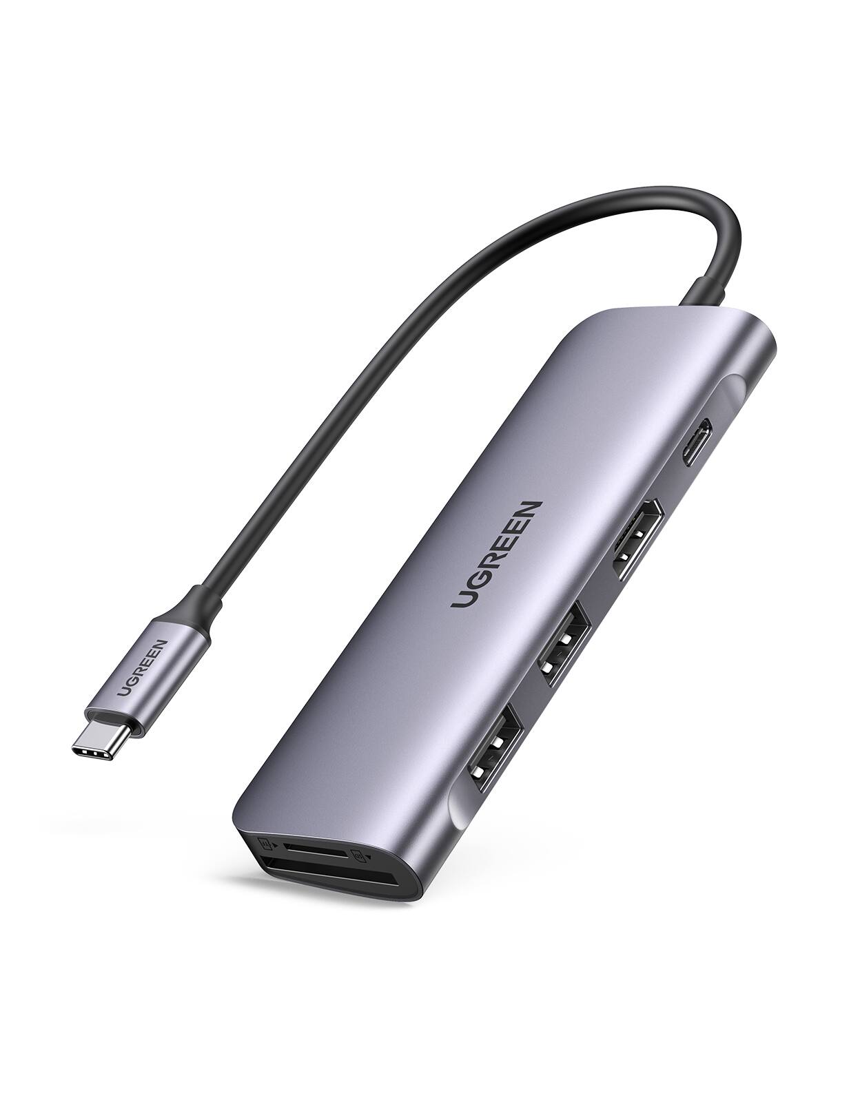 UGREEN - Revodock 6 in 1 USB C Hub for Laptops
