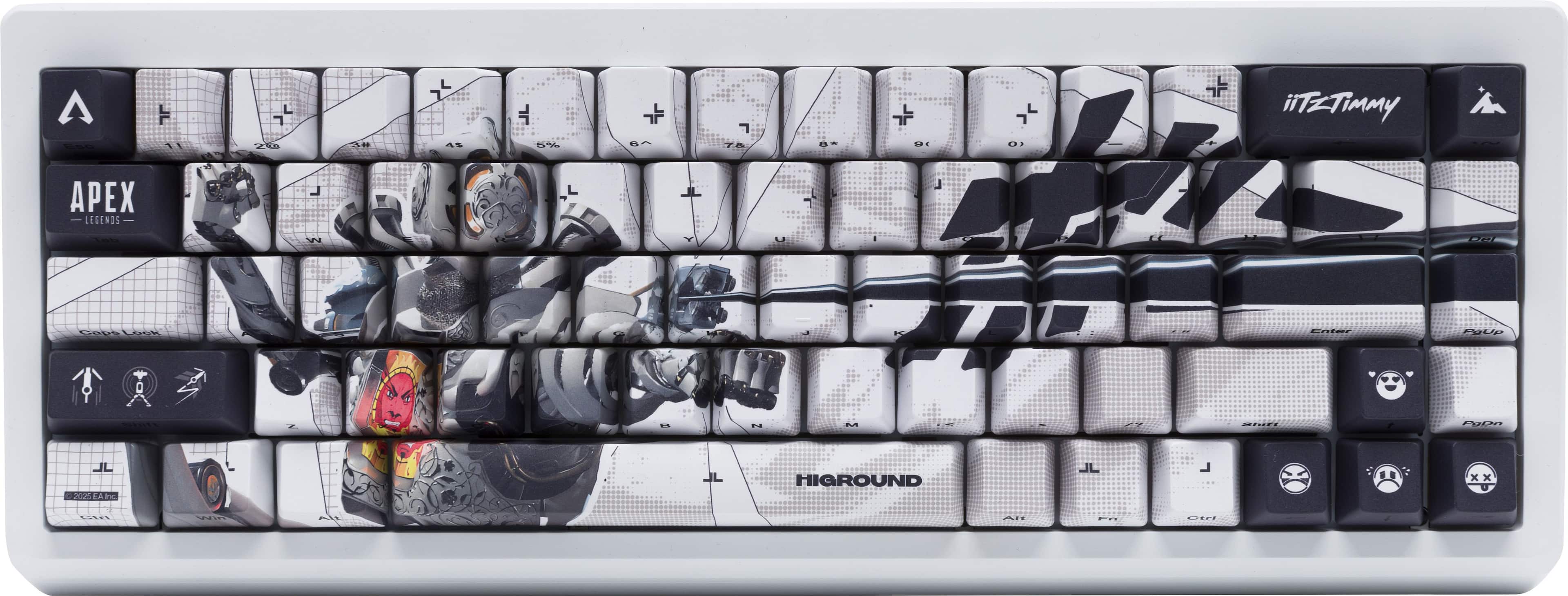 Higround - APEX Legends Summit 2.0 65 65% Wired Mechanical Prelubed TTC Venus Linear Switch w/ CNC Aluminum Frame - War Machine - Front_Zoom