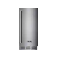 Thor Kitchen - 15 Inch 52 lbs. Built-In Gourmet Ice Maker with Built-In Pump - Stainless Steel - Front_Zoom