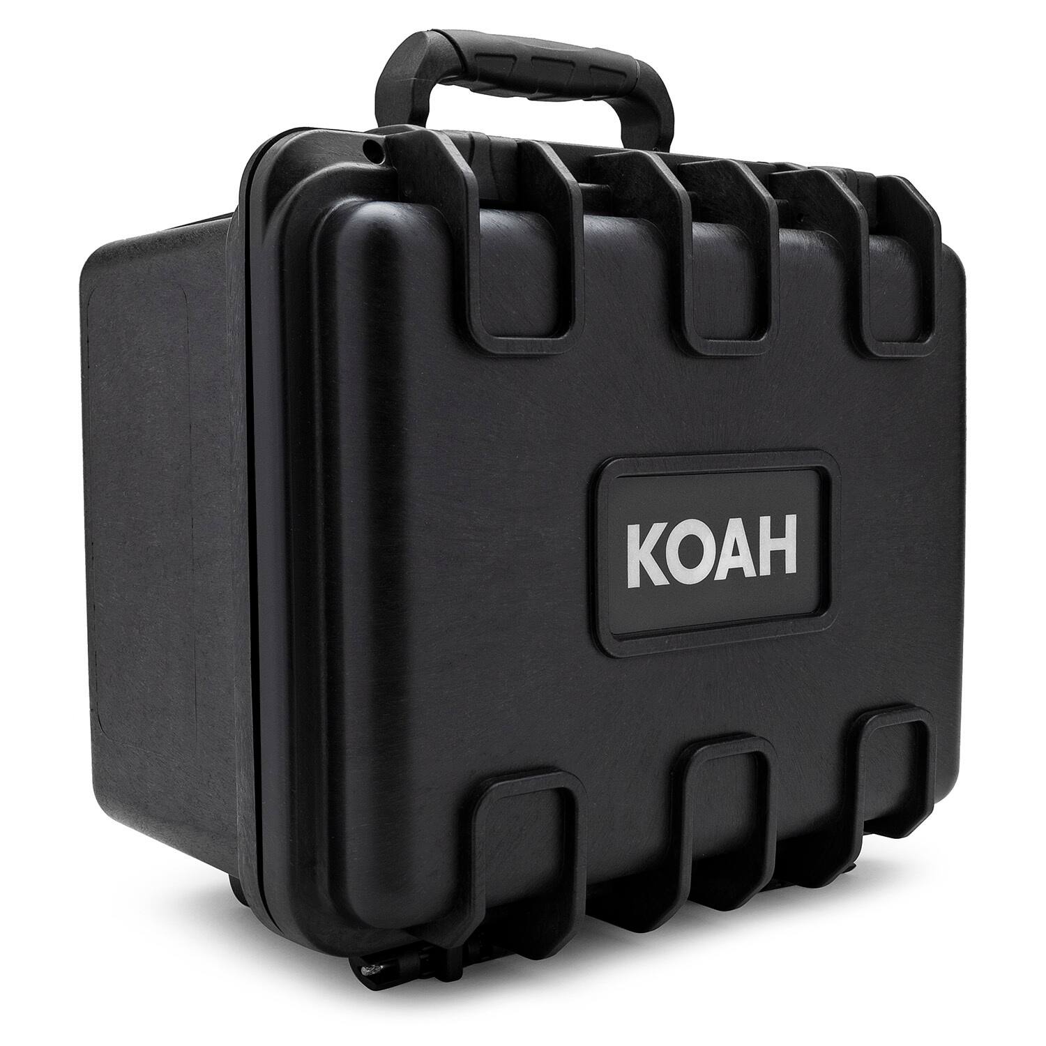 Angle. Knox - Koah Weatherproof Hard Case with Customizable Foam (10 x 9 x 7 Inch).
