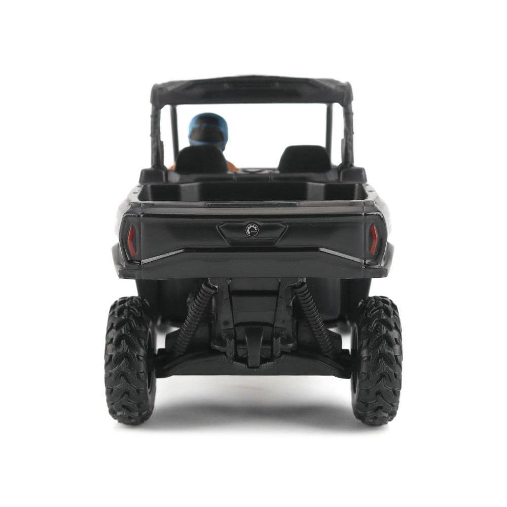 Alt View 1. BRP Models - Can-Am Commander XT 1000R Matt Black with Driver Figure 1/32 Diecast Model by BRP Models - Matt Black.