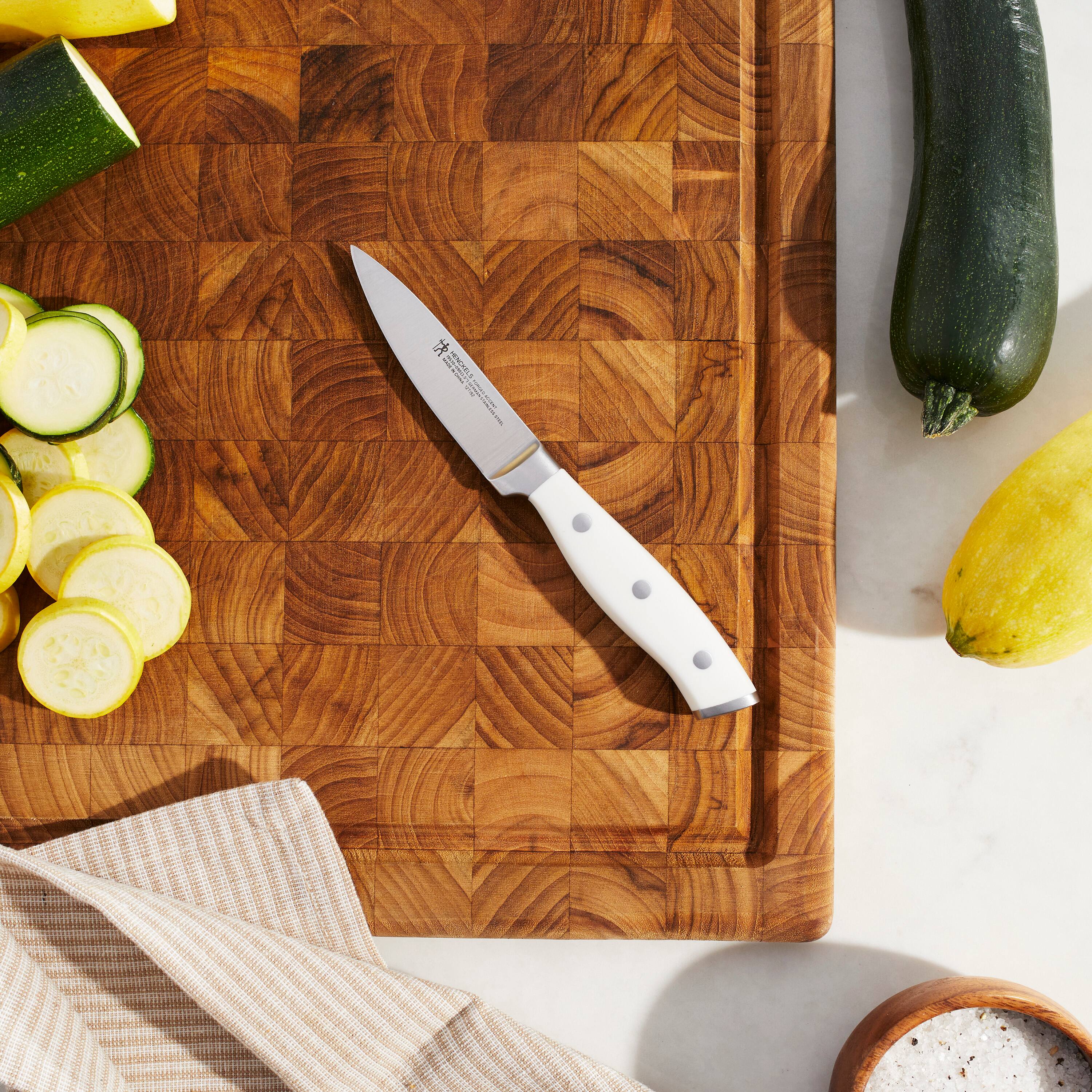 Alt View 1. Henckels - Henckels Forged Accent 3.5-inch Paring Knife - White Handle - Stainless Steel.