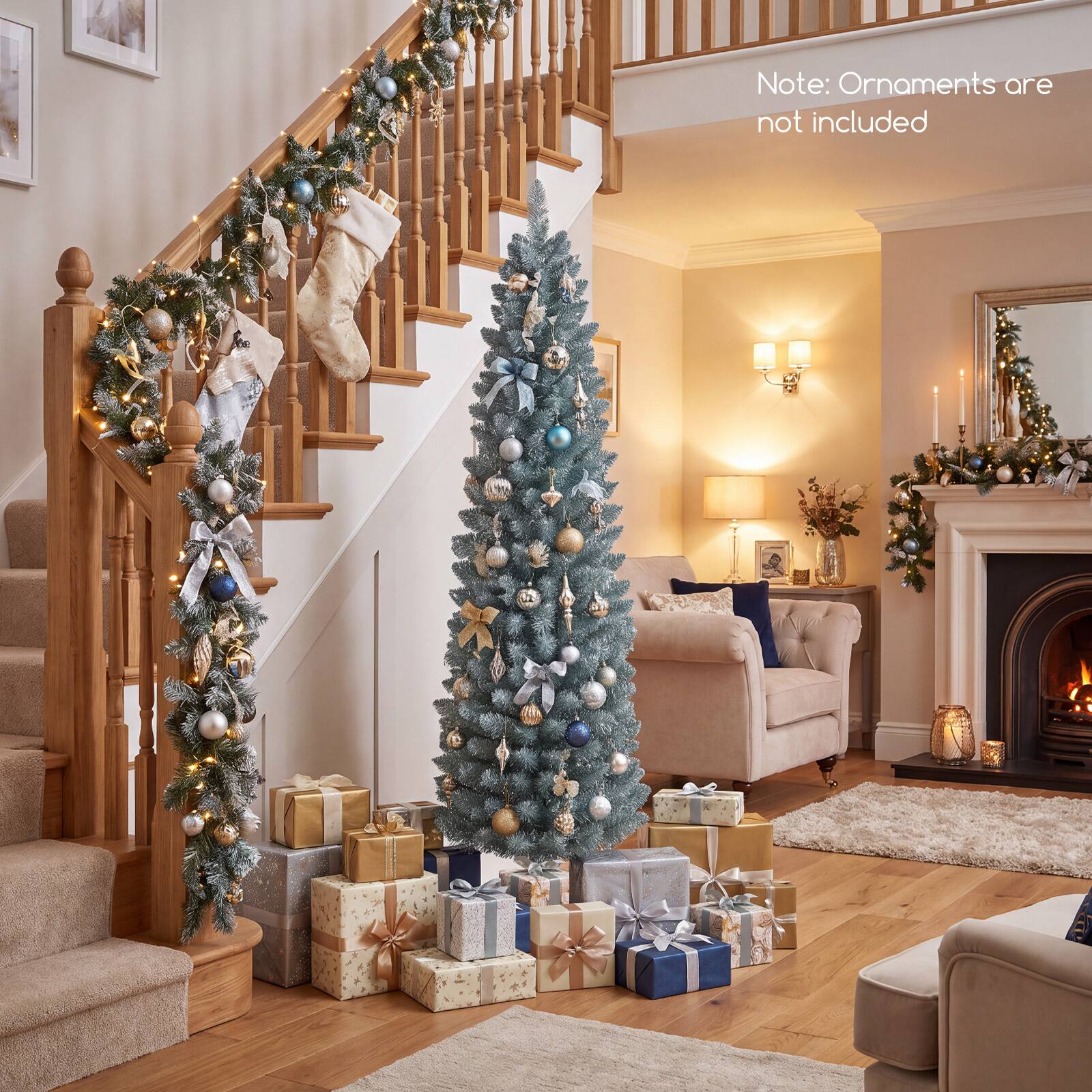 Note: Ornaments are not included