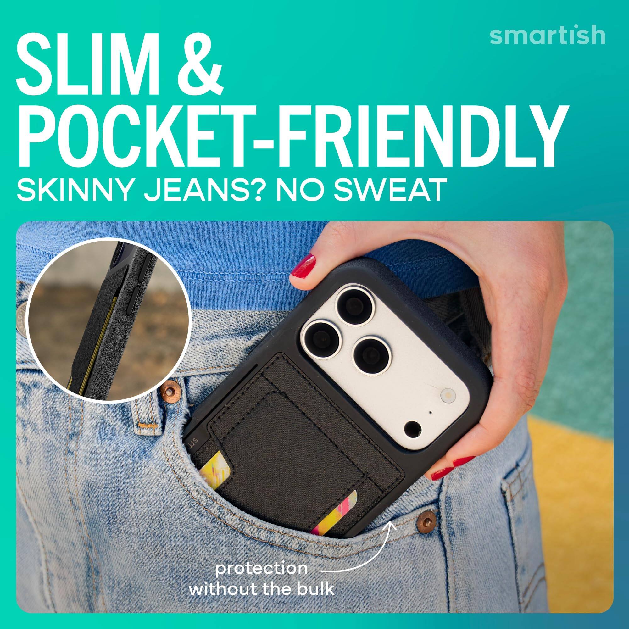 SLIM & POCKET-FRIENDLY  
SKINNY JEANS? NO SWEAT  

protection without the bulk