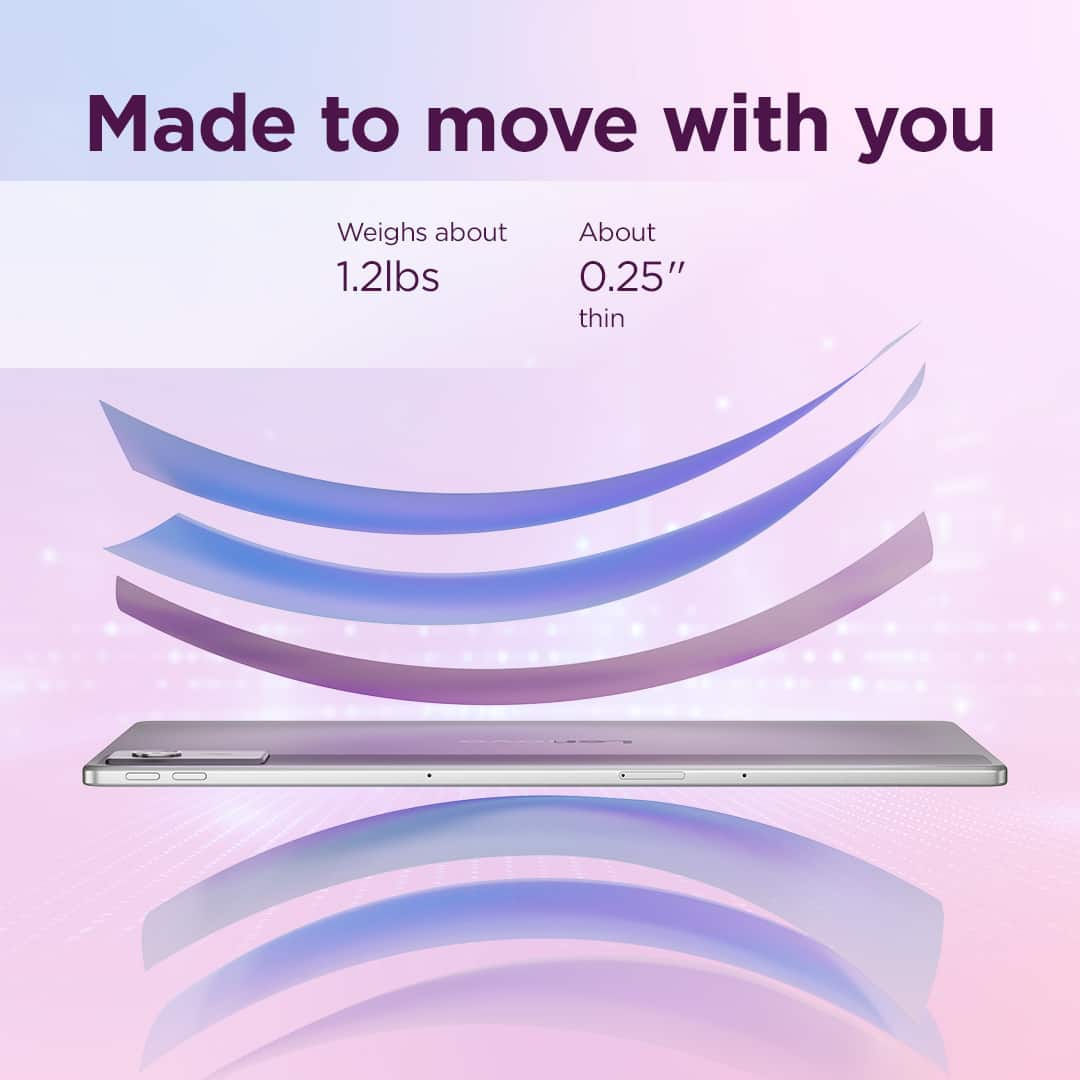 Made to move with you
Weighs about 1.2lbs
About 0.25" thin