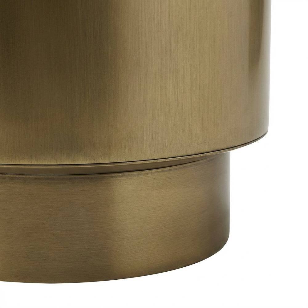 Alt View 1. Starlight Canyon Home - Round Bunching Side Table, Modern Contemporary Accent Table for Living Room - Gold.