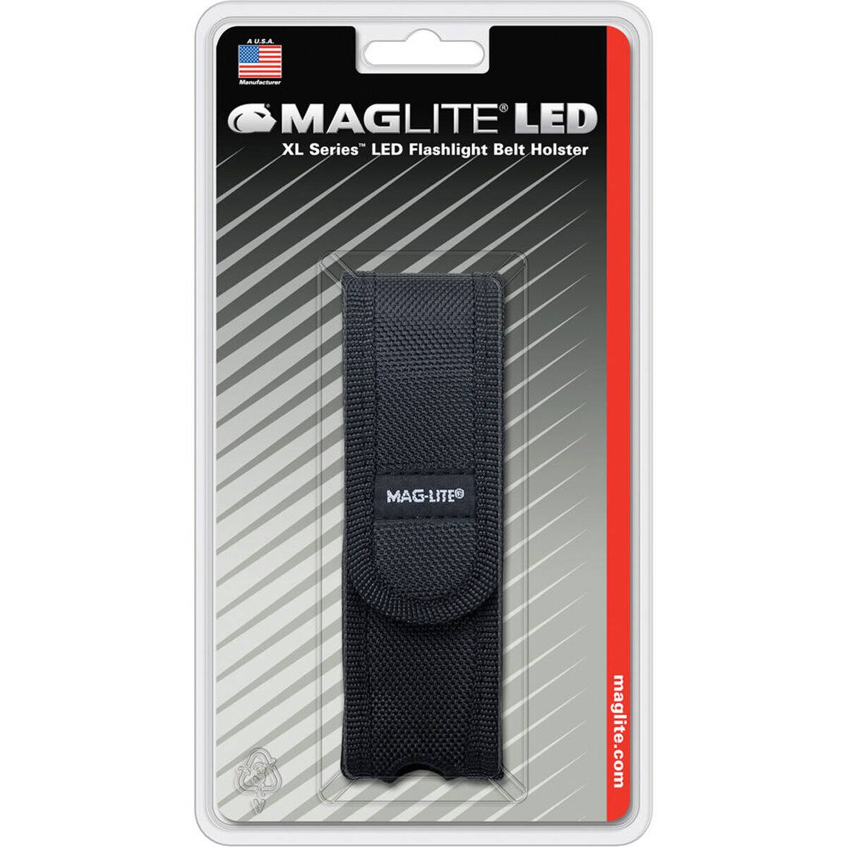 A USA Manufacturer MAGLITE LED XL Series LED Flashlight Belt Holster MAG-LITED maglite.com