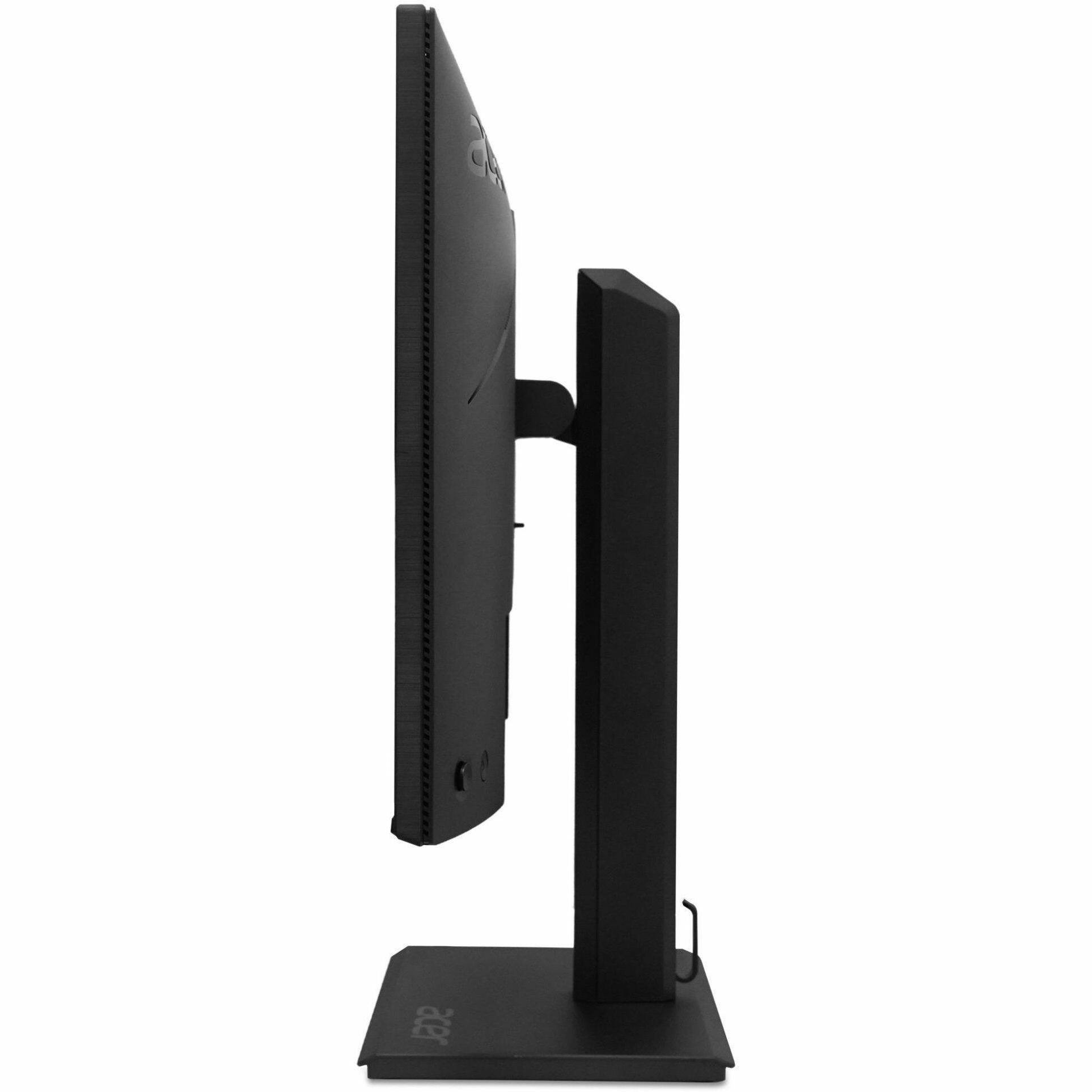 Alt View 5. Acer - Acer Vero B248Y G 24" Class LCD Monitor - 16:9 - Black - 23.8" Viewable - 300 Nit - 4 ms - Speakers - USB Type-C - HDMI - Black.