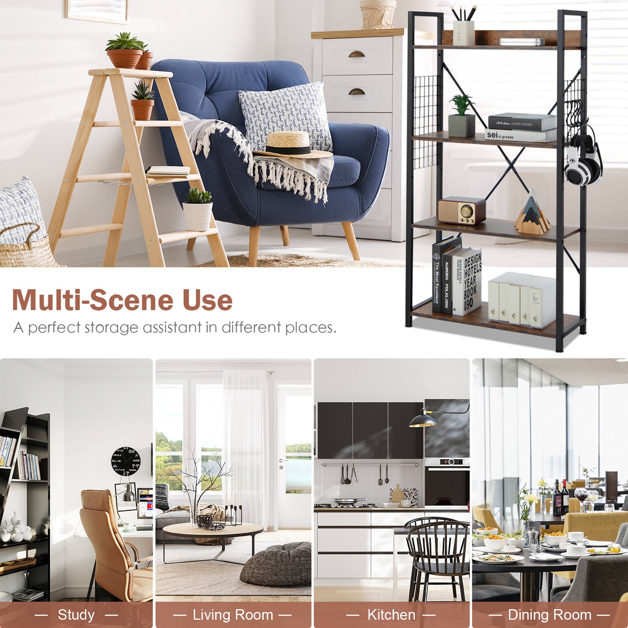 Multi-Scene Use: A perfect storage assistant in different places.