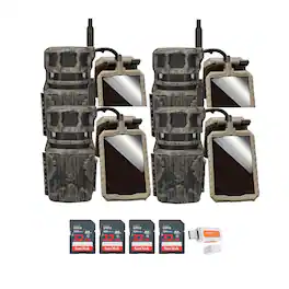 Stealth Cam - Revolver 36MP Pro 360 Degree Cellular Trail Camera Bundle