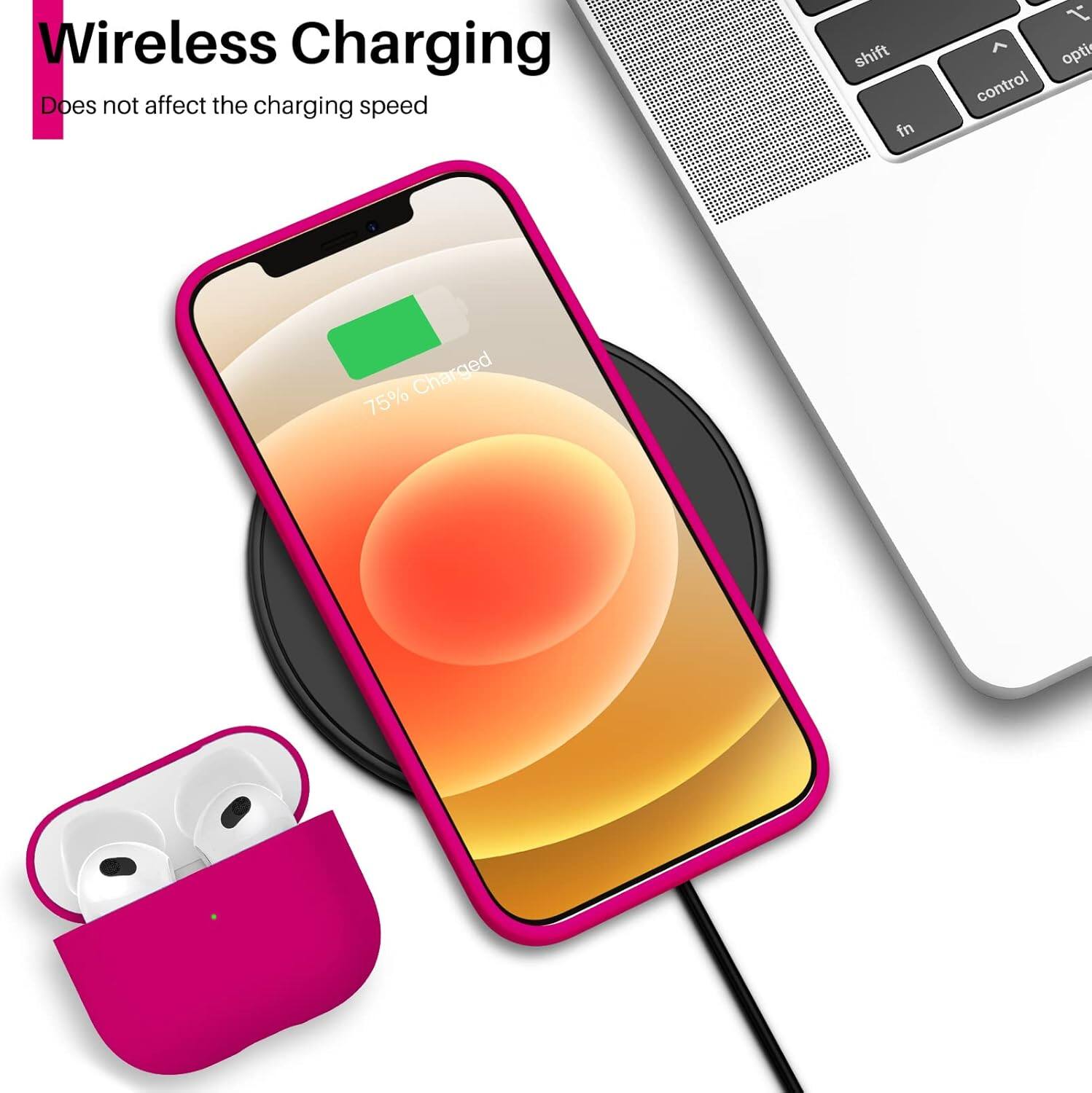 Wireless Charging Does not affect the charging speed Charged 75%