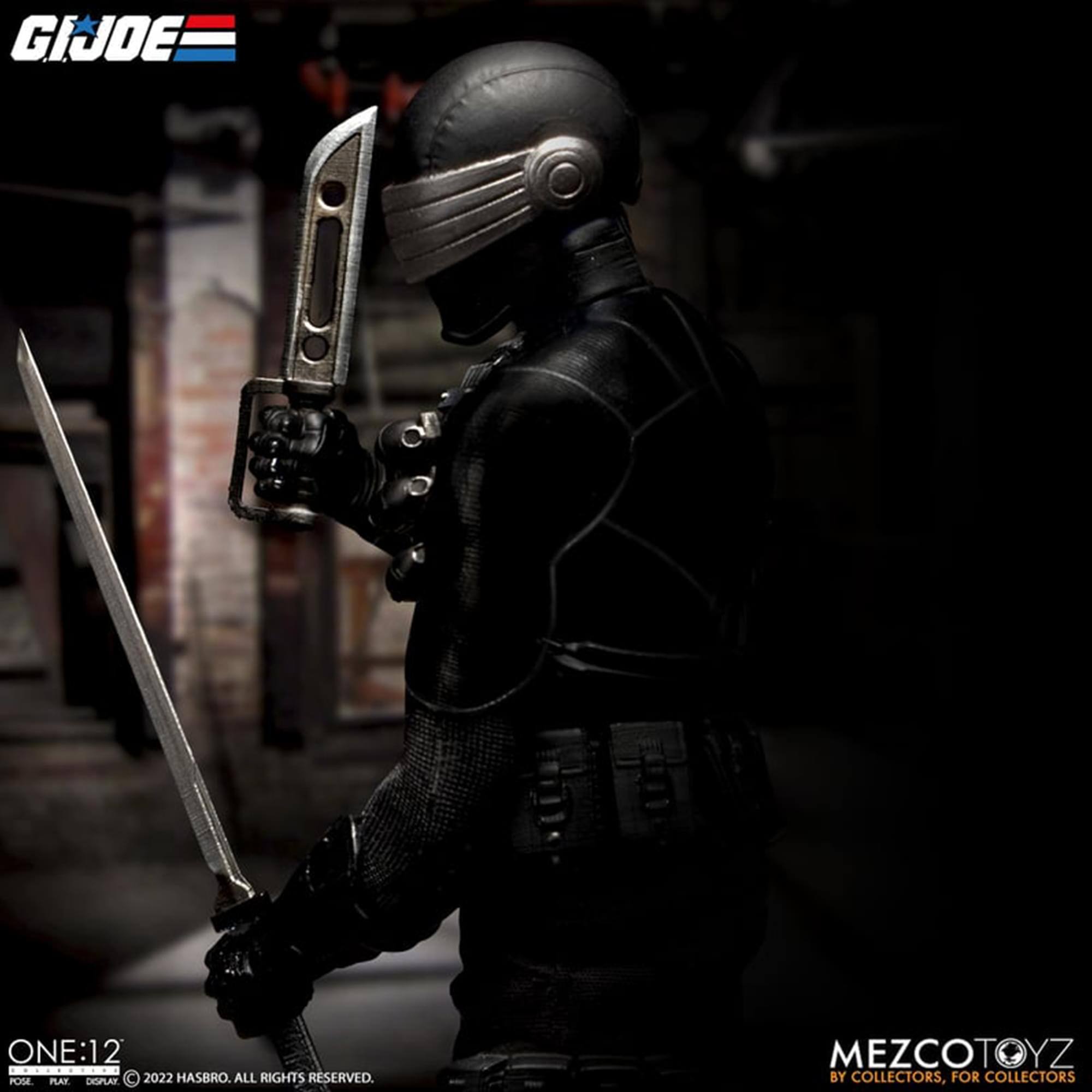 GIJOE ONE:12 POSE PLAY  
2022 HASBRO. ALL RIGHTS RESERVED.  
MEZCOTOYZ BY COLLECTORS, FOR COLLECTORS