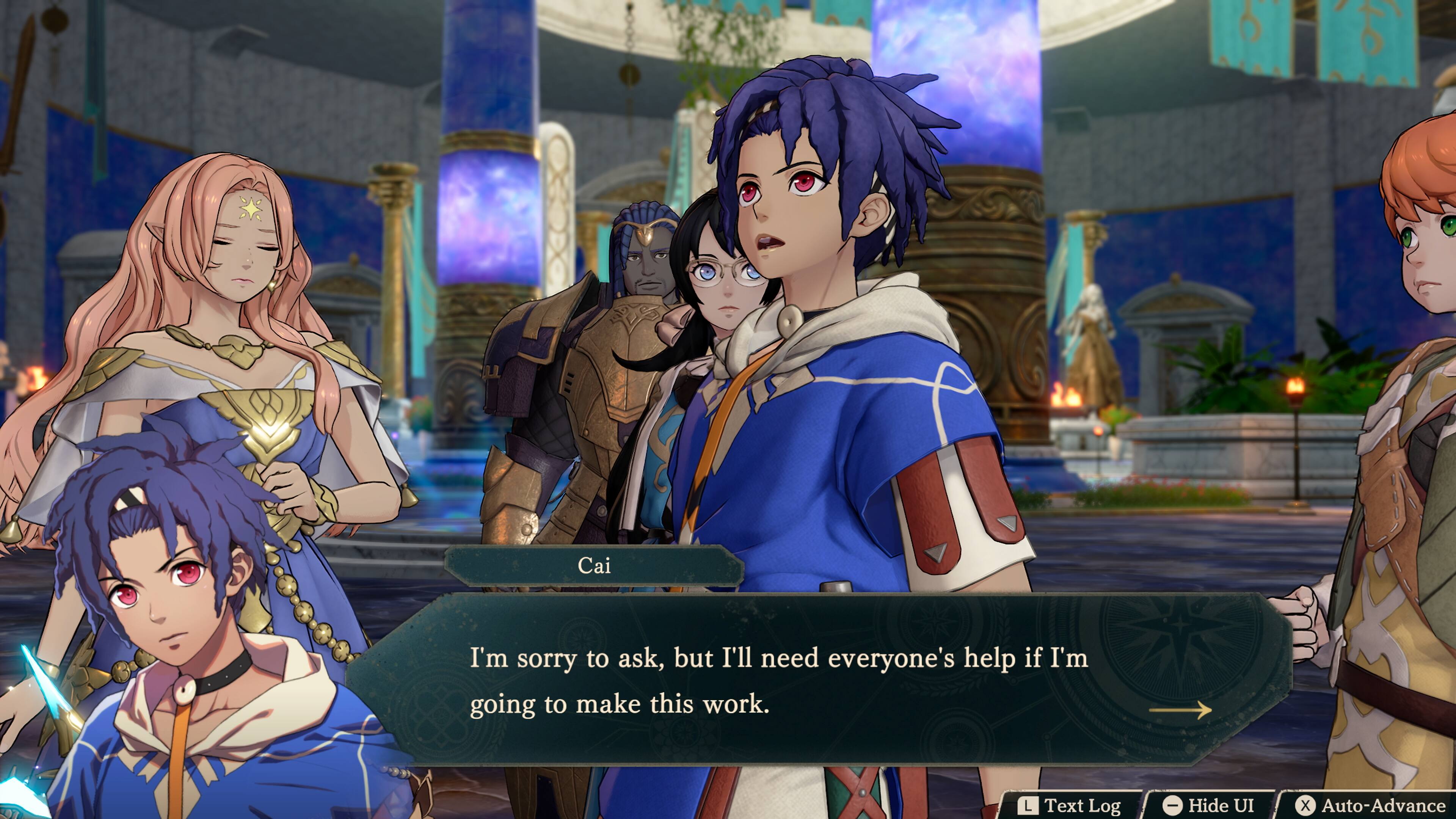 Cai: I'm sorry to ask, but I'll need everyone's help if I'm going to make this work.