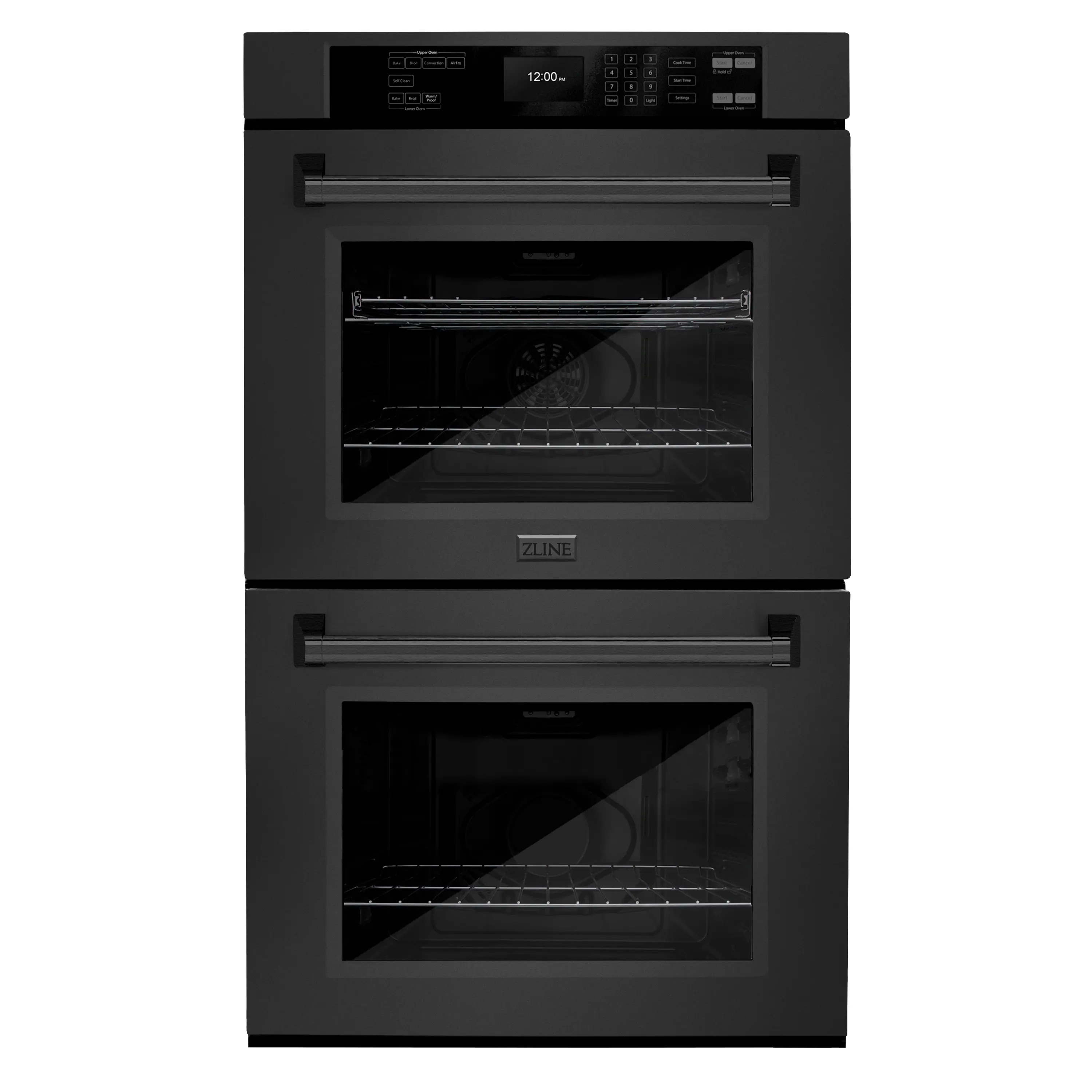 ZLINE oven with a digital display.