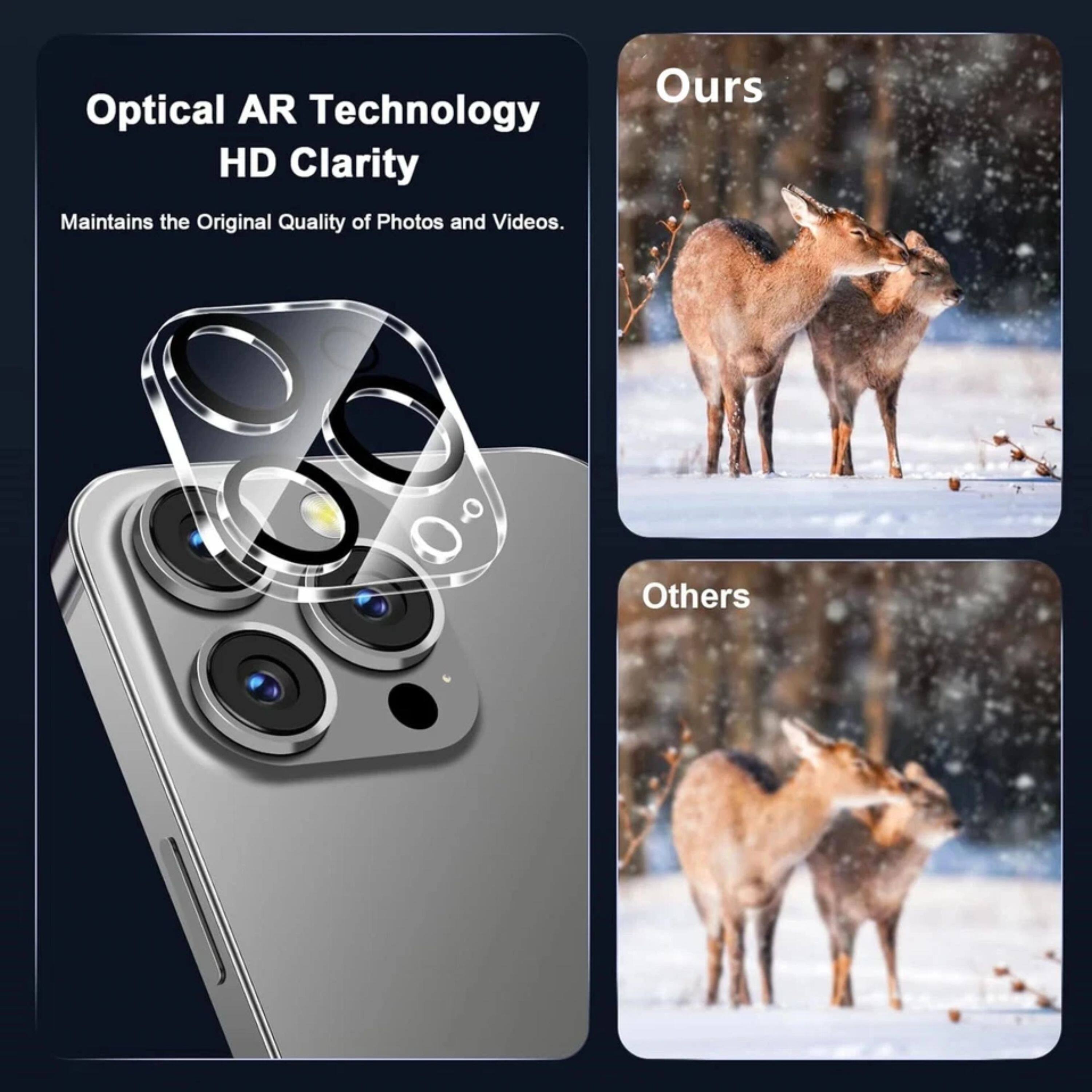 Optical AR Technology  
HD Clarity  
Maintains the Original Quality of Photos and Videos.

Ours

Others